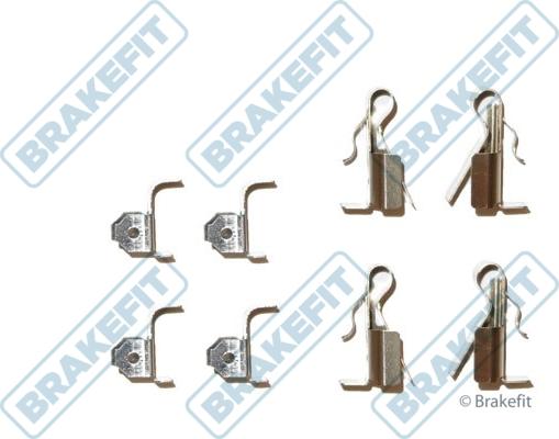 APEC BKT1113 - Комплектуючі, колодки дискового гальма autocars.com.ua