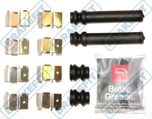 APEC BKT1114 - Комплектуючі, колодки дискового гальма autocars.com.ua