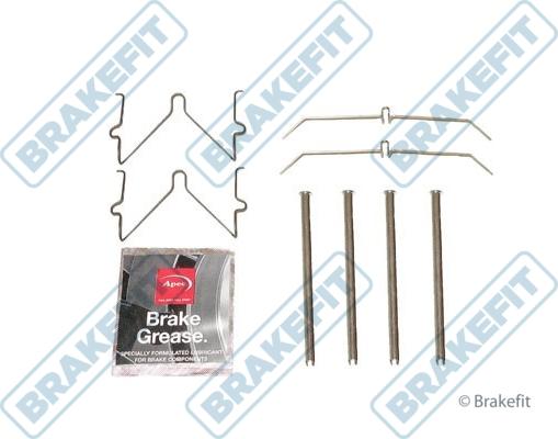 APEC BKT1122 - Комплектуючі, колодки дискового гальма autocars.com.ua