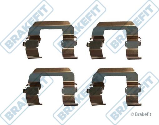 APEC BKT1123 - Комплектуючі, колодки дискового гальма autocars.com.ua