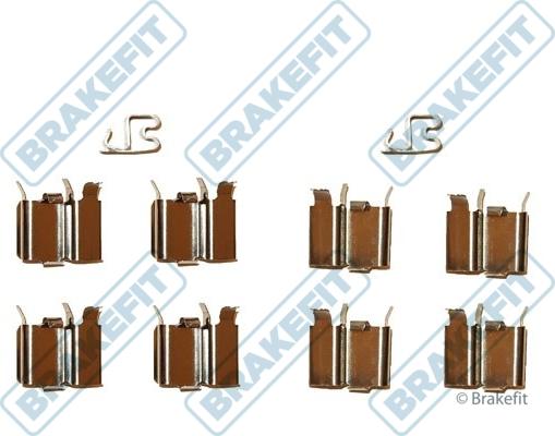 APEC BKT1127 - Комплектуючі, колодки дискового гальма autocars.com.ua