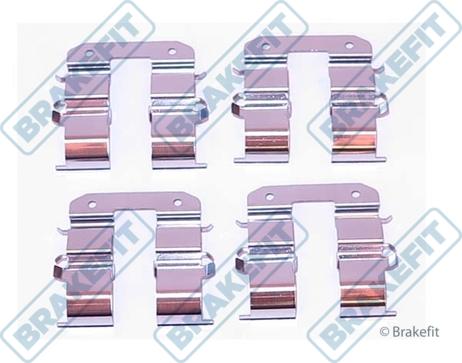 APEC BKT1128 - Комплектуючі, колодки дискового гальма autocars.com.ua