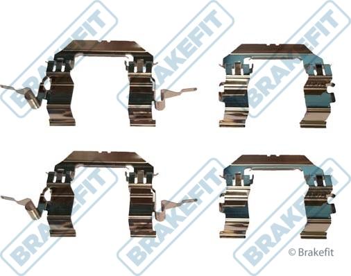 APEC BKT1134 - Комплектуючі, колодки дискового гальма autocars.com.ua