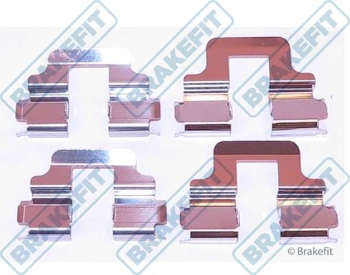 APEC BKT1140 - Комплектуючі, колодки дискового гальма autocars.com.ua