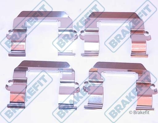 APEC BKT1152 - Комплектуючі, колодки дискового гальма autocars.com.ua