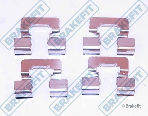 APEC BKT1155 - Комплектуючі, колодки дискового гальма autocars.com.ua