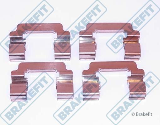 APEC BKT1156 - Комплектуючі, колодки дискового гальма autocars.com.ua