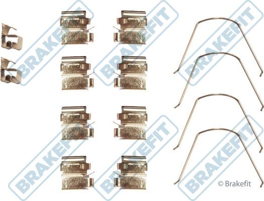 APEC BKT1176 - Комплектуючі, колодки дискового гальма autocars.com.ua