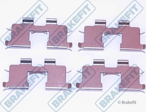 APEC BKT1184 - Комплектуючі, колодки дискового гальма autocars.com.ua