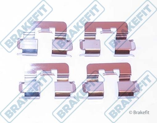 APEC BKT1185 - Комплектуючі, колодки дискового гальма autocars.com.ua