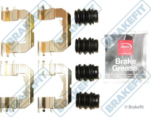 APEC BKT1214 - Комплектуючі, колодки дискового гальма autocars.com.ua