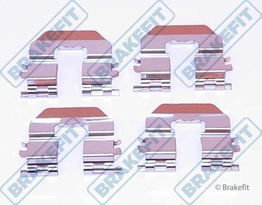 APEC BKT1217 - Комплектуючі, колодки дискового гальма autocars.com.ua