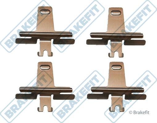 APEC BKT1227 - Комплектуючі, колодки дискового гальма autocars.com.ua