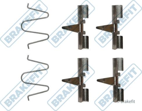 APEC BKT1255 - Комплектуючі, колодки дискового гальма autocars.com.ua