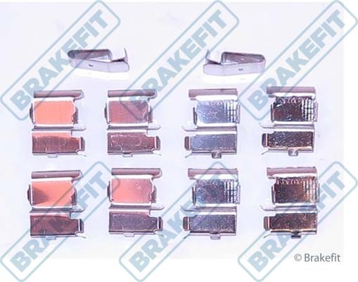 APEC BKT1265 - Комплектуючі, колодки дискового гальма autocars.com.ua