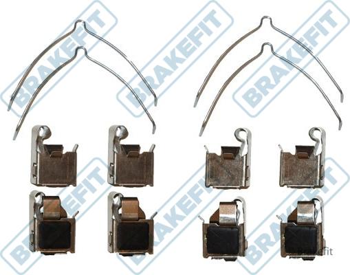 APEC BKT1267 - Комплектуючі, колодки дискового гальма autocars.com.ua