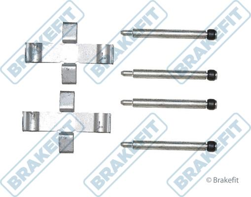 APEC BKT1270 - Комплектуючі, колодки дискового гальма autocars.com.ua