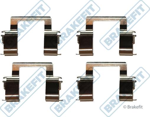 APEC BKT1274 - Комплектуючі, колодки дискового гальма autocars.com.ua