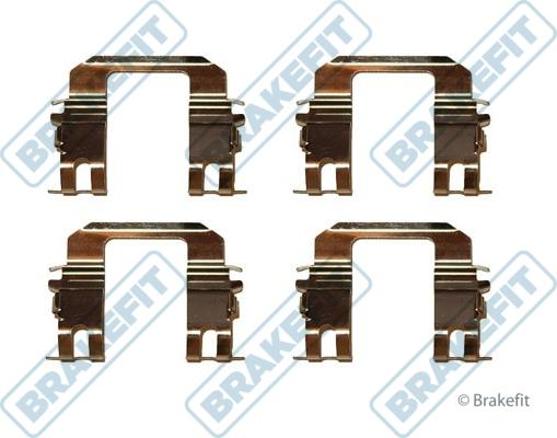 APEC BKT1275 - Комплектуючі, колодки дискового гальма autocars.com.ua