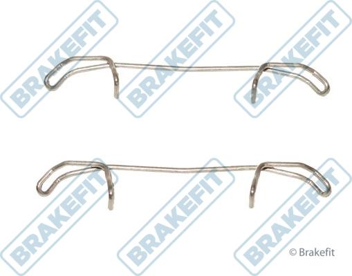 APEC BKT1278 - Комплектуючі, колодки дискового гальма autocars.com.ua