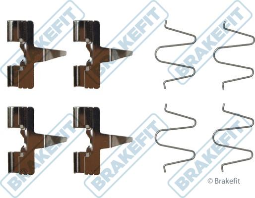 APEC BKT1283 - Комплектуючі, колодки дискового гальма autocars.com.ua