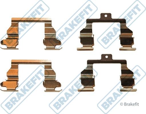 APEC BKT1288 - Комплектуючі, колодки дискового гальма autocars.com.ua