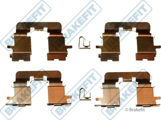 APEC BKT1303 - Комплектуючі, колодки дискового гальма autocars.com.ua