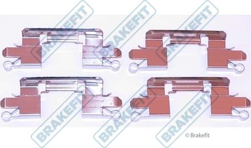 APEC BKT1322 - Комплектуючі, колодки дискового гальма autocars.com.ua