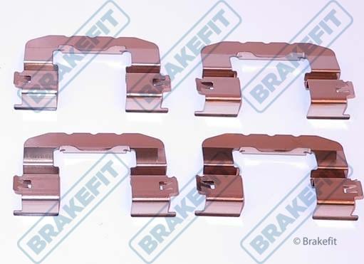 APEC BKT1339 - Комплектуючі, колодки дискового гальма autocars.com.ua