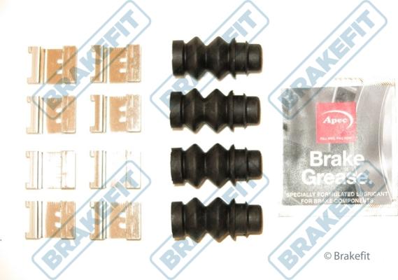 APEC BKT1359 - Комплектуючі, колодки дискового гальма autocars.com.ua