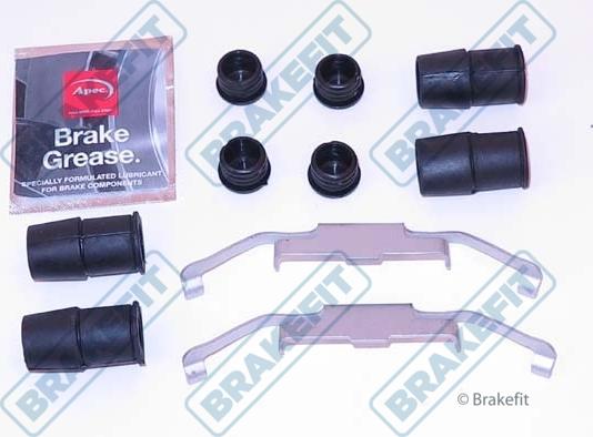 APEC BKT1367 - Комплектуючі, колодки дискового гальма autocars.com.ua