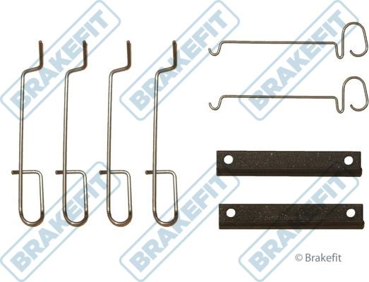 APEC BKT1382 - Комплектуючі, колодки дискового гальма autocars.com.ua