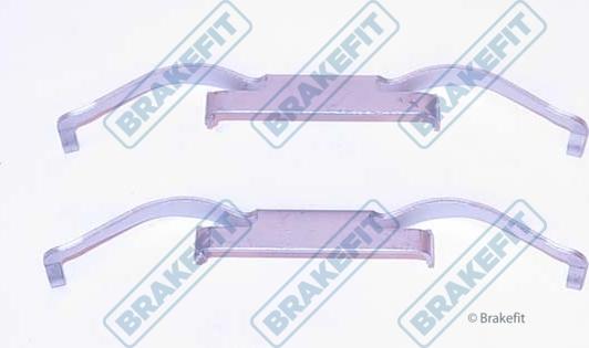 APEC BKT1389 - Комплектуючі, колодки дискового гальма autocars.com.ua