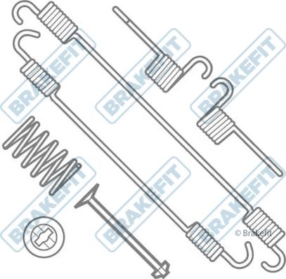 APEC BKT2042 - Комплектуючі, барабанний гальмівний механізм autocars.com.ua
