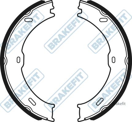 APEC BSH1053 - Комплект гальм, ручник, парковка autocars.com.ua