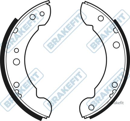 APEC BSH1087 - Комплект гальм, барабанний механізм autocars.com.ua