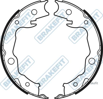 APEC BSH1130 - Комплект гальм, ручник, парковка autocars.com.ua