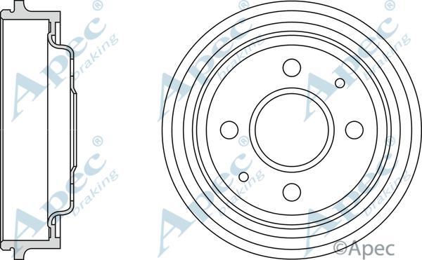 APEC DRM9155 - Гальмівний барабан autocars.com.ua