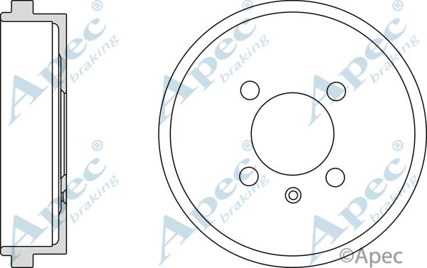 APEC DRM9932 - Гальмівний барабан autocars.com.ua