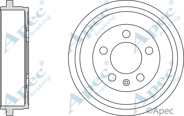 APEC DRM9936 - Гальмівний барабан autocars.com.ua