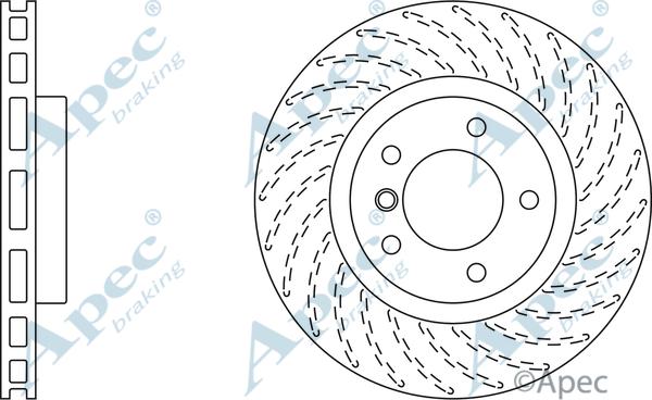 APEC DSK2004 - Гальмівний диск autocars.com.ua