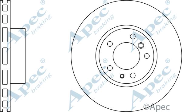APEC DSK2008 - Гальмівний диск autocars.com.ua
