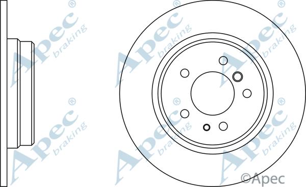 APEC DSK2010 - Гальмівний диск autocars.com.ua