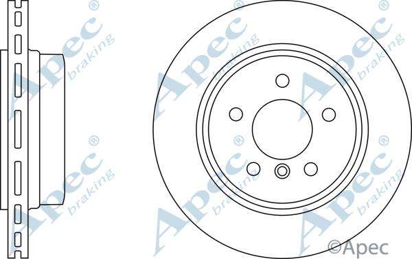 Allied Nippon ADC1720V - Тормозной диск avtokuzovplus.com.ua