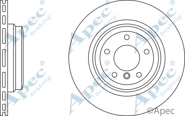 APEC DSK2407 - Гальмівний диск autocars.com.ua