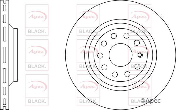 APEC DSK2460B - Гальмівний диск autocars.com.ua
