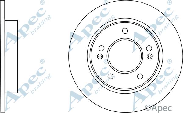 Vemo 584111P300 - Гальмівний диск autocars.com.ua