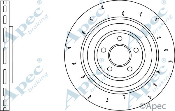 APEC DSK2911 - Гальмівний диск autocars.com.ua