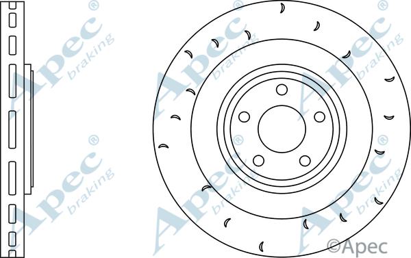 APEC DSK2912 - Гальмівний диск autocars.com.ua