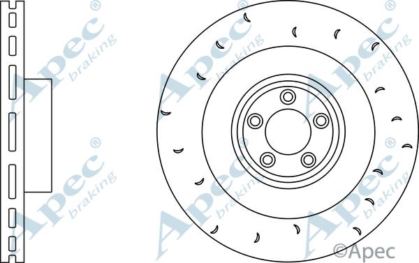 APEC DSK2917 - Гальмівний диск autocars.com.ua